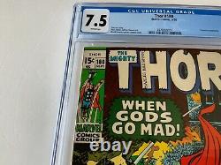 Thor 180 Cgc 7.5 White Pages Neal Adams Mephisto Appearance Marvel Comics 1970