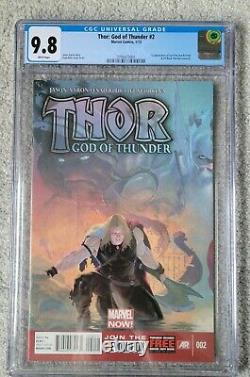 Thor God of Thunder 2 CGC 9.8 1st Gorr The God Butcher Marvel (2013)