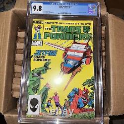 Transformers #11 CGC 9.8 1985 Marvel Comics 1st App Jetfire