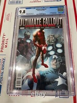 Ultimate Fallout # 4 CGC 9.8 White Pages 1st Print Miles Morales Marvel Comics