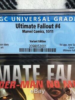 Ultimate Fallout #4 Djurdjevic Variant Edition 1st Miles Morales CGC 9.8 White