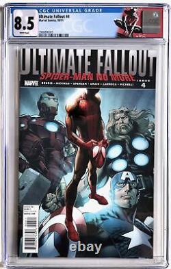 Ultimate Fallout #4 First Print 1st Miles Morales Marvel 2011 CGC 8.5