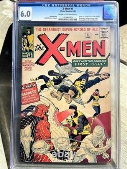 Uncanny X-Men #1 CGC 6.0 Silver Age 1963 Key Grail Comic Book 1st appearance