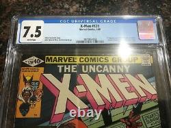 Uncanny X-Men #129 CGC 7.5 WHITE pages 1st App. Kitty Pryde & Emma Frost