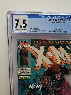 Uncanny X-Men #266 VF Newsstand 1st Appearance of Gambit, Andy Kubert cover