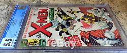 Uncanny X-men #1 CGC 5.5 Silver Age September 1963 Key Grail Comic Book OWithW