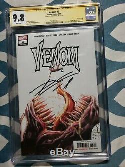 VENOM #3 (CGC 9.8) 2018 SIGNED BY DONNY CATES 1st FULL KNULL APPEARANCE