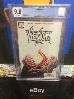 Venom #3 (#168) Cgc 9.8 Key Issue 1st Appearance Of Knull 1st Print Hot Comic