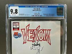 Venom #3 Px Edition Sdcc Cgc Graded 9.8 1st Full Appearance Of Knull Marvel 2018