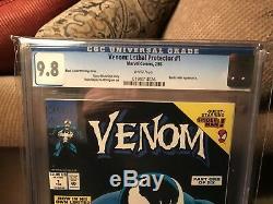 Venom Lethal Protector #1 CGC 9.8 Black Error Key! Movie! Rare