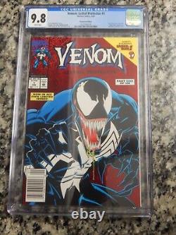 Venom Lethal Protector #1 Marvel Red Foil Spider-Man Newsstand Edition CGC 9.8