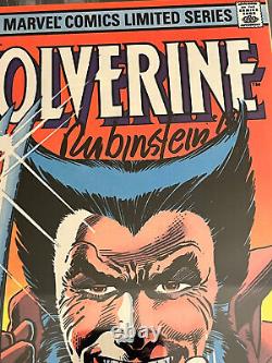 WOLVERINE #1 CGC SS Joe Rubinstein 9.0 1ST Solo APP Title Frank Miller Marvel NM