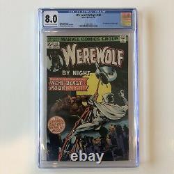 Werewolf By Night #33 CGC 8.0 Second Appearance Of Moon Knight 2nd 1975
