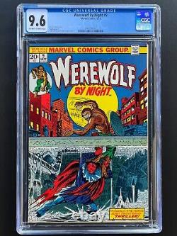 Werewolf By Night #9 CGC 9.6 NM+ OWithW Pages Tom Sutton Cover 1973 Marvel