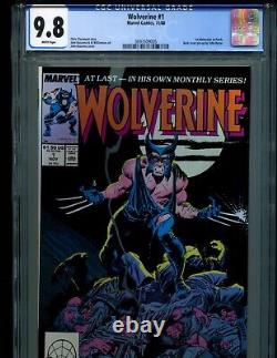 Wolverine 1 Cgc 9.8 W Pgs Marvel 1988! 1st Wolverine As Patch! Byrne Pin-up