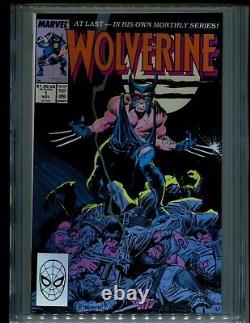 Wolverine 1 Cgc 9.8 W Pgs Marvel 1988! 1st Wolverine As Patch! Byrne Pin-up