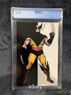 Wolverine 1 Marvel 1988 CGC 9.8 White pgs Claremont 1st as Patch Freshly Graded