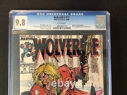 Wolverine #10 Marvel Comics 1989 Cgc 9.8 White Pages Sabretooth Vs Wolverine