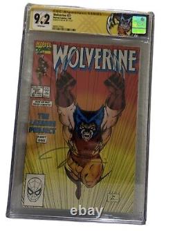 Wolverine #27 CGC 9.2 (1990) Marvel Comics Signed By Jim Lee