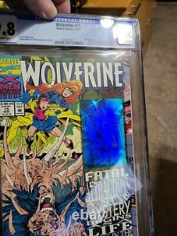 Wolverine #75 CGC 9.8 RARE Blue/little green error Brand New Slab