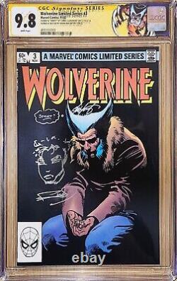 Wolverine Limited Series 1-4 CGC 9.8 SS signed sketched MILLER & CLAREMONT 1982