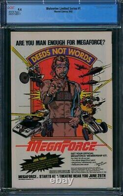Wolverine Limited Series #1? CGC 9.4 WHITE? Frank Miller Marvel Comic 1982
