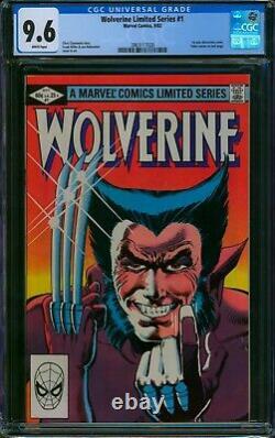 Wolverine Limited Series #1? CGC 9.6 WHITE? Frank Miller Marvel Comic 1982