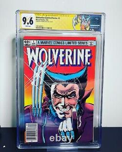 Wolverine Limited Series #1 CGC NS 9.6 Signature Series SS Signed Frank Miller