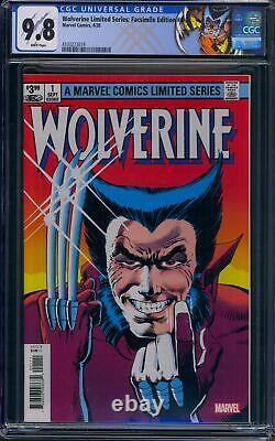 Wolverine Limited Series Facsimile Edition 1 CGC 9.8 Retired Wolverine Label
