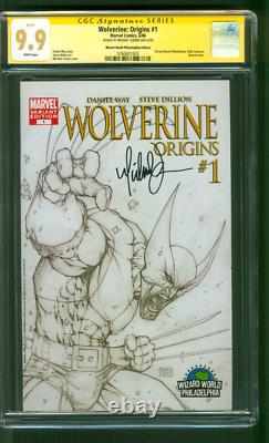 Wolverine Origins 1 CGC SS 9.9 Michael Turner Sketch Variant up 9.8