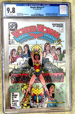 Wonder Woman #1 (1987) Cgc 9.8 Nm/mt Wp George Perez Masterpiece