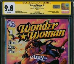 Wonder Woman #1 (2006)? SIGNED by GAL GADOT? CGC 9.8 SS DC Comic