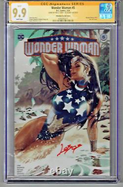 Wonder Woman #5 Spot Foil Variant CGC 9.9 Pablo Villalobos Signature Series