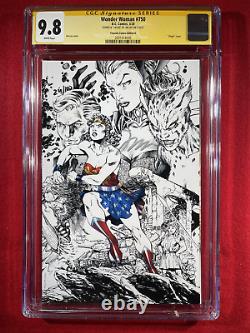 Wonder Woman #750 CGC SS 9.8 JIM LEE SKECTH COVER SIGNED AND NUMBERED 24/100