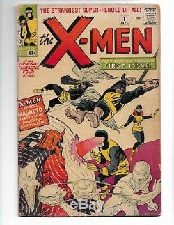 X-MEN #1 1963 CGC 2.5 1st Jean Grey/Prof X/ Cyclops/ Magneto/ Angel/Beast/Iceman