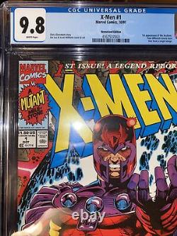 X-MEN #1 Magneto NEWSSTAND Cover D? Acolytes 1st app CGC 9.8 1991 Wolverine