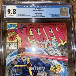 X-MEN #1 NEWSSTAND Wolverine Cyclops Cover? Acolytes 1st app? CGC 9.8 NM+ 1991