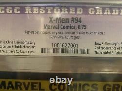 X-MEN #94 CGC 9.2 Very Slight Restoration