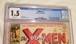 X-Men 1 1963 CGC 1.5 1st X-Men, Cyclops, Jean Grey, Iceman, Beast, Magneto
