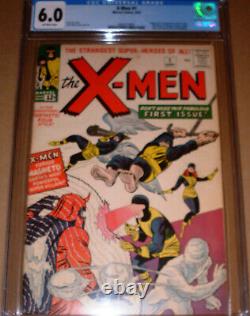 X-Men #1 1963 CGC 6.0 Marvel Origin 1st appearance Cyclops Jean Grey Beast Angel