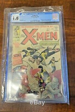 X-Men #1 CGC 1.8 Marvel Comic Cert #3702057001 Sept 1963 First Original X-Men