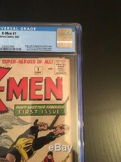 X-Men 1 CGC 2.0 Cr To OW Pgs. 1963 Unrestored 1st X-Men 3 Day No Reserve