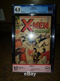 X-Men #1 CGC 4.5 OW 1st app Stan Lee Signature verified no reserve unrestored