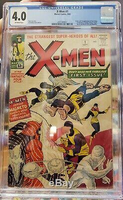 X-Men #1, Marvel 1963, CGC 4.0 (2007389001) 1st appearance X-Men and Magneto