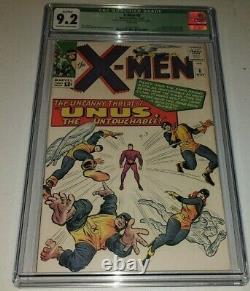 X-Men 8 CGC 9.2 OWW 1st Unus