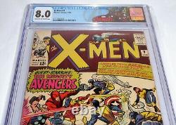 X-Men #9 CGC Universal Grade Comic 8.0 1st Meeting Avengers Lucifer Marvel Girl