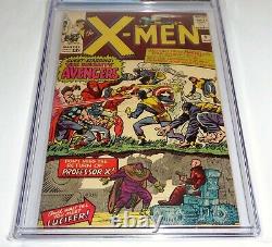 X-Men #9 CGC Universal Grade Comic 8.0 1st Meeting Avengers Lucifer Marvel Girl