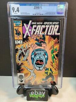 X-factor #6 Cgc 9.4 1st Appearance Horsemen Apocalypse (1987) Simonson