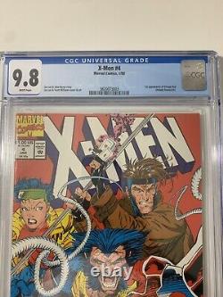X-men #4 Cgc 9.8 Key First Appearance Omega Red Jim Lee /marvel 1992
