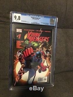 Young Avengers #1 Cgc 9.8 First Appearance Kate Bishop Hawkeye White Pages